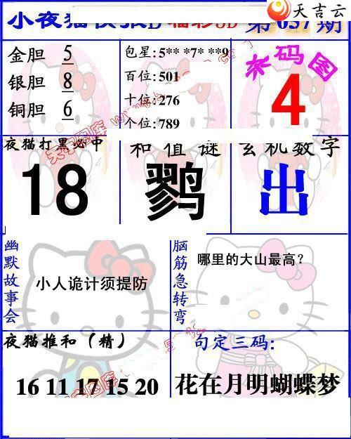 ����3d22057��Сҹè�챨ͼ��1